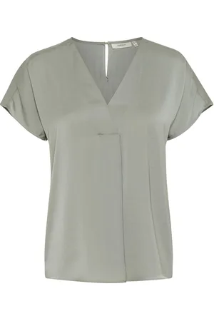 INWEAR Rindaiw Top Tops Blouses Short-sleeved Green