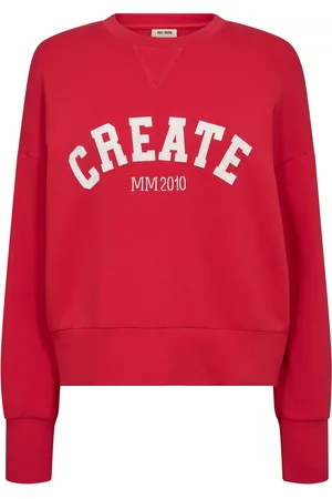 Mos Mosh Mmcelli O-Ls Sweatshirt Tops Sweatshirts & Hoodies Sweatshirts Red