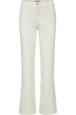 Mos Mosh Mmcecilia Magic Pant Bottoms Jeans Flares White