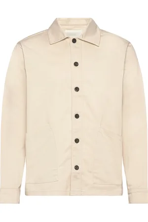 Solid Sdossie Overshirt Tops Overshirts Cream