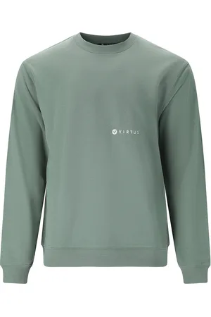 Virtus Kayden M Crew Neck Sport Men Sport Clothing Sport Sweatshirts & Hoodies Sport Sweatshirts Green