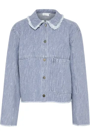 Karen by Simonsen Kburbana Shirt Tops Shirts Long-sleeved Blue