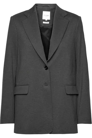 Claire Woman Cwelda - Blazer Blazers Single Breasted Blazers Grey