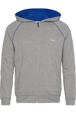 HUGO BOSS Mix&Match Jacket H Tops Sweatshirts & Hoodies Hoodies Grey