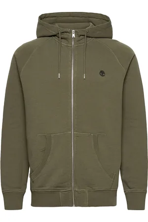 Timberland E-R Basic Reg Zip Thru Designers Sweatshirts & Hoodies Hoodies Green