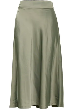 INWEAR Zilkyiw Skirt Knælang Nederdel Green