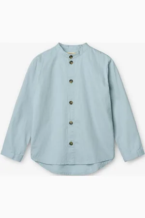 Marmar Copenhagen Torben Tops Shirts Long-sleeved Shirts Blue