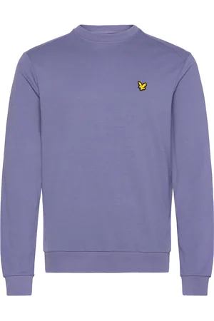 Lyle & Scott Crew Neck Fly Fleece Sport Sweatshirts & Hoodies Sweatshirts Blue