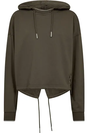 Mos Mosh Mmsalva Ls Hoodie Sweatshirt Tops Sweatshirts & Hoodies Hoodies Khaki Green