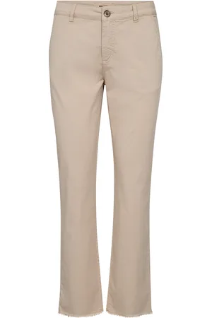 Mos Mosh Mmclarissa Chino Pant Bottoms Trousers Chinos Cream