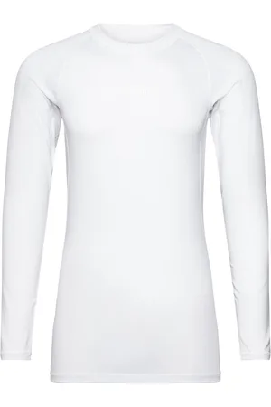 Hummel Hmlbl Performance Tee L/S Sport Men Sport Clothing Sport Tops Sport Long Sleeved Tops White