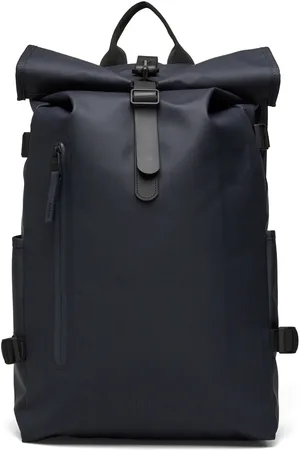 Rains Rolltop Rucksack Large W3 Rygsæk Taske Navy