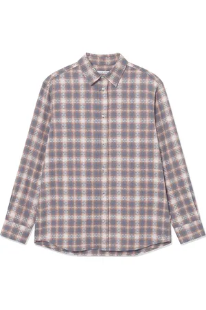 WoodWood Wwnico Designers Shirts Checkered Shirt Grey