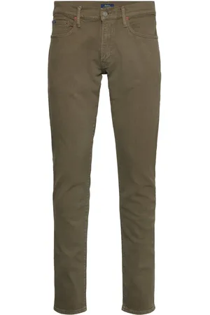 Ralph Lauren Sullivan Slim Stretch Jean Bottoms Jeans Tapered Khaki Green