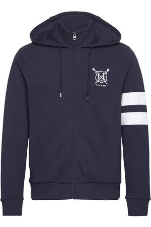 Hackett Heritage Rgta Fz Hdy Designers Sweatshirts & Hoodies Hoodies Navy