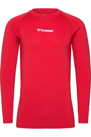 Hummel Hmlbl Performance Tee L/S Sport Men Sport Clothing Sport Tops Sport Long Sleeved Tops Red