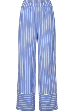 Culture Cupetra Pants Pyjamasbukser Hyggebukser Blue