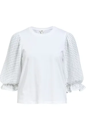 Object Objelia Lo 3/4 Top 137 Tops Blouses Long-sleeved Blue