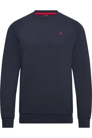 MUSTO M Original Crew Neck Sweat Sport Men Sport Clothing Sport Sweatshirts & Hoodies Sport Sweatshirts Navy