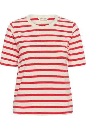 Part Two Ratanipw Ts Tops T-shirts & Tops Short-sleeved Red