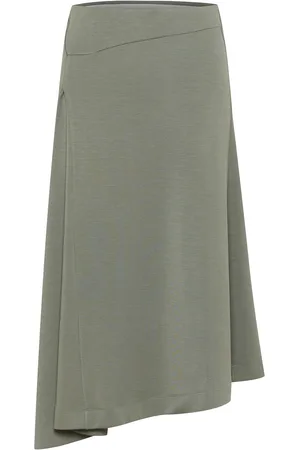 INWEAR Anniehiw Skirt Skirts Knee-length & Midi Skirts Green
