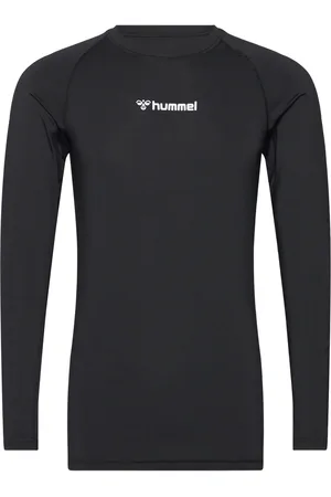Hummel Hmlbl Performance Tee L/S Sport Men Sport Clothing Sport Tops Sport Long Sleeved Tops Black