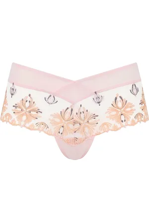 Chantelle Champs Elysees Revealing Shorty Lingerie Panties Brazilian Panties Pink