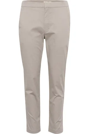 INWEAR Annaleeiw Long Pant Bottoms Trousers Chinos Beige