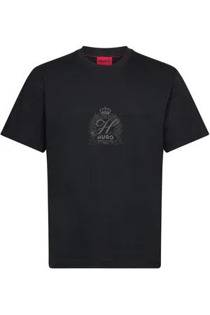 HUGO BOSS Daminor Tops T-Kortærmet Skjorte Black