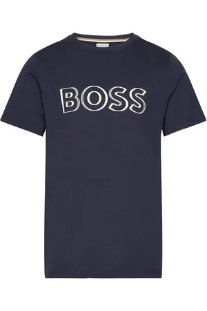 HUGO BOSS Short Sleeves Tee-Shirt Tops T-Kortærmet Skjorte Navy