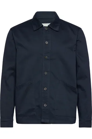 Solid Sdossie Overshirt Tops Overshirts Navy