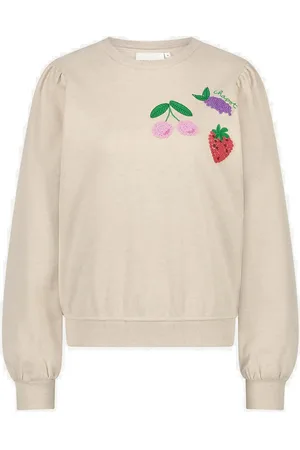 Fabienne Chapot Tina Sweater Tops Sweatshirts & Hoodies Sweatshirts Cream