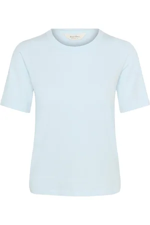 Part Two Ratanipw Ts Tops T-shirts & Tops Short-sleeved Blue