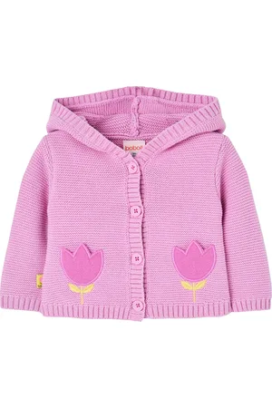Boboli Knitwear Jacket Tops Knitwear Cardigans Pink
