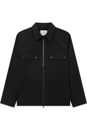 WoodWood Wwfabian Z Designers Jackets Light Jackets Black