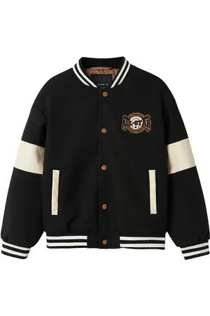 NAME IT Nkmmikado Varsity Jacket Bomberjakke Black
