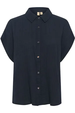 Culture Cumyra Elina Ss Shirt Tops Shirts Short-sleeved Black