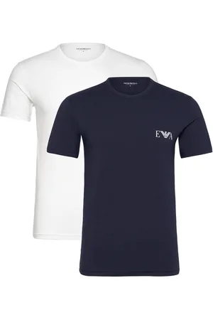 Emporio Armani 2 Pack Top Tops T-Kortærmet Skjorte White