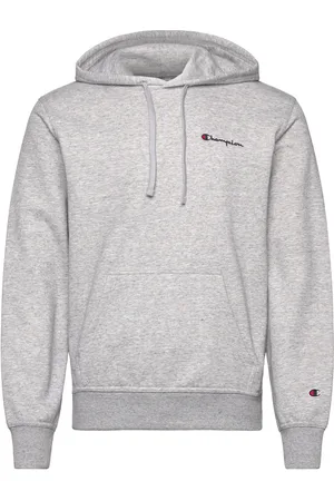 Champion Hooded Sweatshirt Tops Sweatshirts & Hoodies Hoodies Grey
