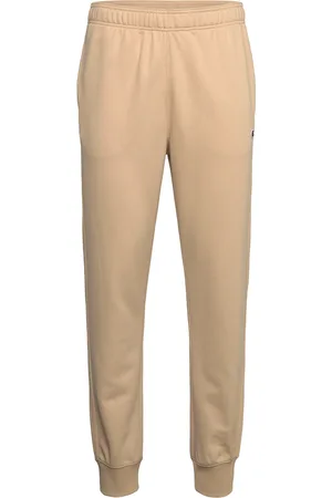 Champion Rib Cuff Pants Bottoms Sweatpants Beige