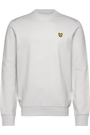 Lyle & Scott Crew Neck Fly Fleece Sport Sweatshirts & Hoodies Sweatshirts White