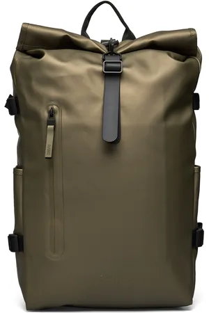 Rains Rolltop Rucksack Large W3 Rygsæk Taske Khaki Green