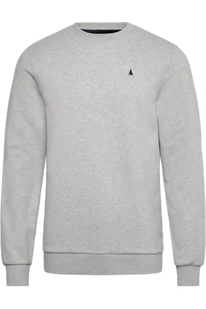 MUSTO M Original Crew Neck Sweat Sport Men Sport Clothing Sport Sweatshirts & Hoodies Sport Sweatshirts Grey