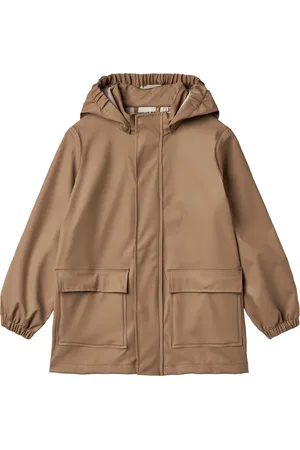 WHEAT Rainwear Ollo Jacket Outerwear Rainwear Jackets Brown