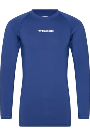 Hummel Hmlbl Performance Tee L/S Sport Men Sport Clothing Sport Tops Sport Long Sleeved Tops Blue