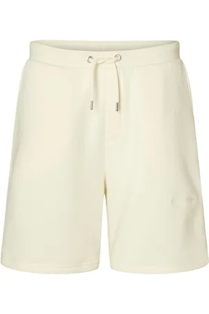 SELECTED Slhloose-Hankie Mid Logo Sweat Shorts Ex Bottoms Shorts Sweat Shorts Cream