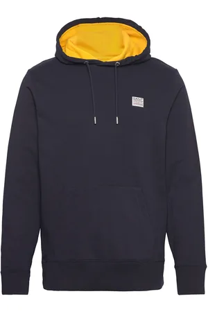 GANT Contrast Sweat Hoodie Tops Sweatshirts & Hoodies Hoodies Navy