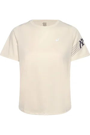 Asics Icon Ss Top Sport Women Sport Clothing Sports Tops & T-shirts Sport T-Skjorte Cream