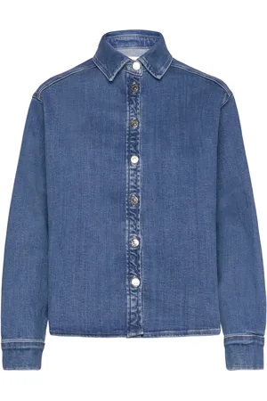 Tomorrow Trw-Ellen Shirt Wash Montana Tops Shirts Denim Shirts Blue