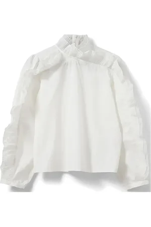 Sofie Schnoor Babettesw Blouse Tops Blouses Long-sleeved White